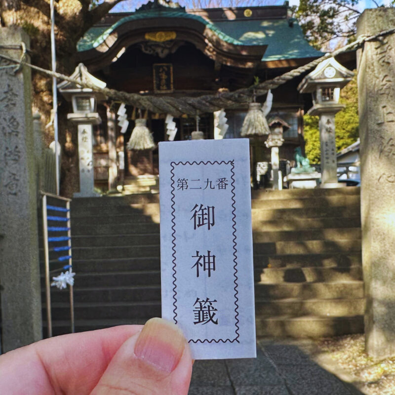 【津田八幡神社】おみくじ